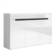 კომოდი მისაღები ოთახისთვის 3D 3 კარი HEKTOR (თეთრი) 2497AJ42