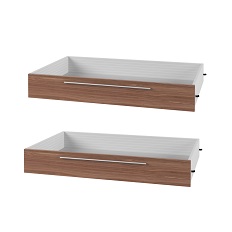 უჯრა (2 ცალი) VERA (კაკლის წითელი/შავი) 229SDH83