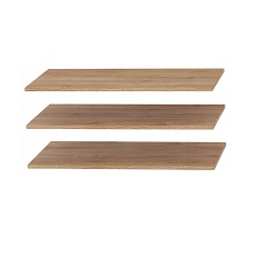 გარდერობის თაროების კომპლექტი 24Q1JT58 CENTURY სარკეებით (Oak Camargue) 24Q1JT01