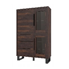 Витрина HALLE (Дуб Уоллес) 241WHK12