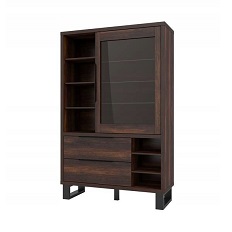 Витрина HALLE (Дуб Уоллес) 241WHK13