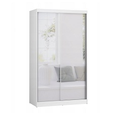 Шкаф-купе LONDON LUX 2-дверный с зеркалами (Белый/Зеркала) 2497KE54