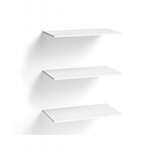 Комплект полок 2497KE02 для шкафа-купе 2497KE55 LONDON LUX (Белый/Зеркала) 