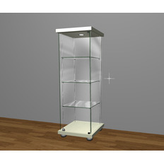 ვიტრინის კვადრატი As 64.01(h=1247)-02 Lux მქრქალი მინანქარი