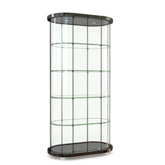 Витрина овальная As64.10-02 Эмаль матовая