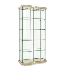 Витрина прямоугольная с гнутой дверью и боковиной As64.09-02 Эмаль глянец