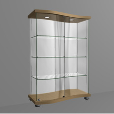 Витрина Волна As64.04(h=1247)-02 Шпон