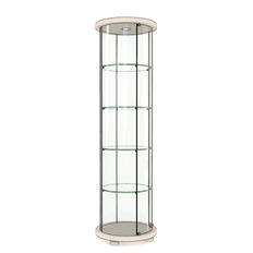 მრგვალი ვიტრინა As64.02-02 მქრქალი მინანქრი