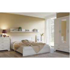 საძინებელი TIFFANY (ვუდლაინის კრემი) ANREX