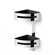 კუთხის საშხაპე თარო 2 დონის პლასტმასით 75862 Langberger