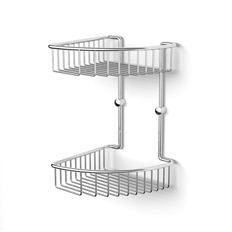 ქრომირებული თარო კედელამდე, 2 სართულიანი 10860I Langberger