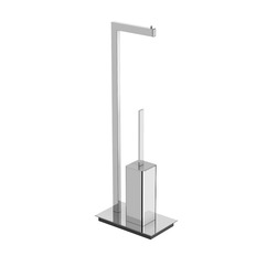 იატაკის სადგამი ტუალეტის ფუნჯით და ტუალეტის ქაღალდის დამჭერით 70481 Langberger