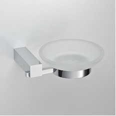 საპნის ჭურჭლის შუშა კედელზე REMBRANDT 062 ქრომირებული Schein