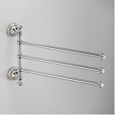 Полотенцедержатель тройной поворотный SAINE CHROME 7053052 хром Schein