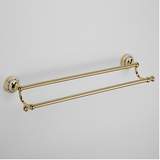 Полотенцедержатель двойной 60 см SAINE GOLD 7053040VF золото Schein