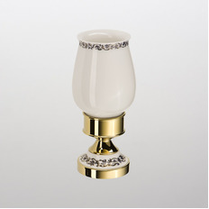 Стакан керамика настольный SAINE GOLD 7053013VF золото Schein