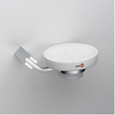 Мыльница керамика к стене WATTEAU 122C-R хром Schein