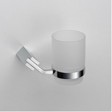 Стакан стекло к стене WATTEAU 123 хром Schein