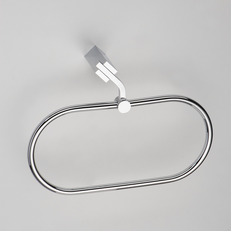 Полотенцедержатель овал WATTEAU D125A1 хром Schein