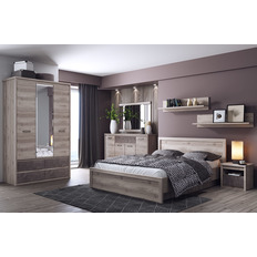 საძინებელი ჯაზი (წაბლისფერი ნაირობი/ონიქსი) ANREX