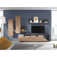 მისაღები ოთახი BOTA (ანტრაციტი/რიბეკის მუხა) ჰელვეტია