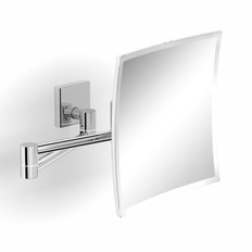 კვადრატული მბრუნავი კოსმეტიკური სარკე 5x გადიდება Vico 75485 Langberger