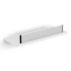 თეთრი თარო ლიმიტერ-სკრეპერით 73351-WH Langberger