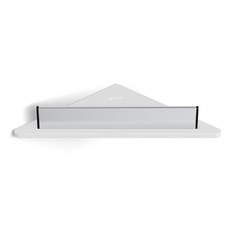 თეთრი კუთხის თარო საფხეკი შემზღუდველით 73451-WH Langberger