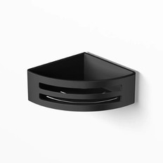 საშხაპე თარო 1 სართულის კუთხე პლასტმასის VICO Black Edition 75660-BPC Langberger