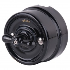 W5620008 Werkel Switch 4 პოზიციის ორი ბანდა (შავი) რეტრო