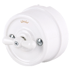 W5612001 Werkel ერთი ბანდა გადამრთველი (თეთრი) რეტრო