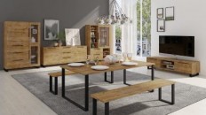 მისაღები ოთახი HALLE (Oak Wotan) Helvetia