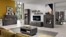 მისაღები ოთახი HEKTOR (ანტრაციტი) Helvetia