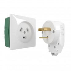 სოკეტი შტეფსით ელექტრო ღუმელისთვის Werkel 250V 32A თეთრი W1189201 4690389170805