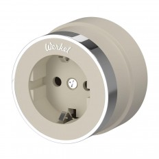 დედამიწის ბუდე Werkel Vintage სპილოს ძვლისფერი მქრქალი/ქრომი W5871055 4690389174742