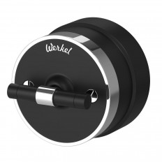 გადამრთველი Werkel Vintage შავი მქრქალი/ქრომი W5812051 4690389174032