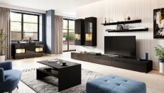 მისაღები ოთახი ATHENS (შავი) ჰელვეტია