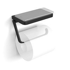 ქაღალდის დამჭერი ლითონის თაროებით შავი 35041D-BP Langberger