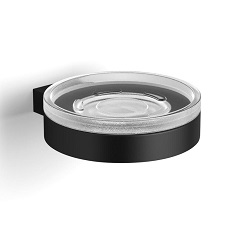 კედელზე დამაგრებული მრგვალი შავი საპნის ჭურჭელი 28015D-BP Langberger