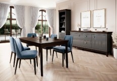 მისაღები ოთახი TISARO (ანტრაციტი/შოკოლადის მუხა) Helvetia