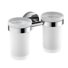 Стакан стекло двойной к стене KAHLO 9132CH Schein