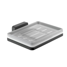 Мыльница стекло квадратная к стене KLIMT 9221MB Schein