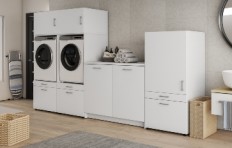 Aza აბაზანის ავეჯის ნაკრები (თეთრი) ჰელვეტია