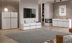 მისაღები ოთახის ჯვარი (თეთრი/შავი) ჰელვეტია