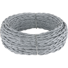 რეტრო კაბელი გადაუგრიხეს 3x2.5 (ნაცრისფერი) 50 მ შეკვეთით W6453615