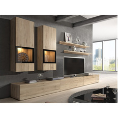 კედლის ერთეული BAROS (Oak Sanremo light) 24E0BM10