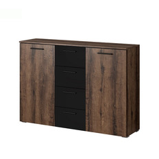 კომოდი 2d 4th BETA (Manastery Oak-Black) 22ZB1626