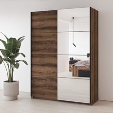 ბეტა კარადები ბეტა სარკით (Monster-Black Oak) 22ZB1655