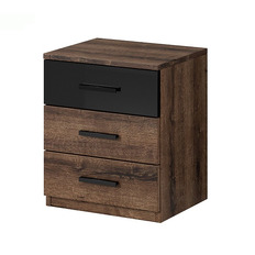 საწოლის მაგიდა BETA (Monasteri Oak-Black მინა) 24ZBEA22