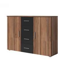 კომოდი 2d 4th VERA (კაკლის წითელი/შავი) 229SDH26